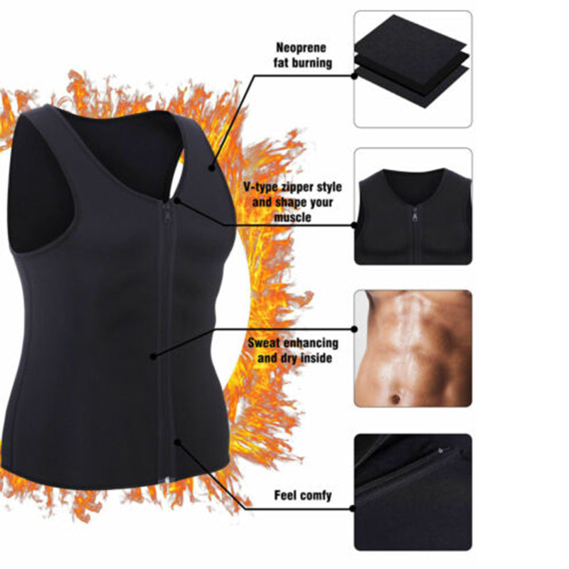 Men's Neoprene Waist Trainer Vest