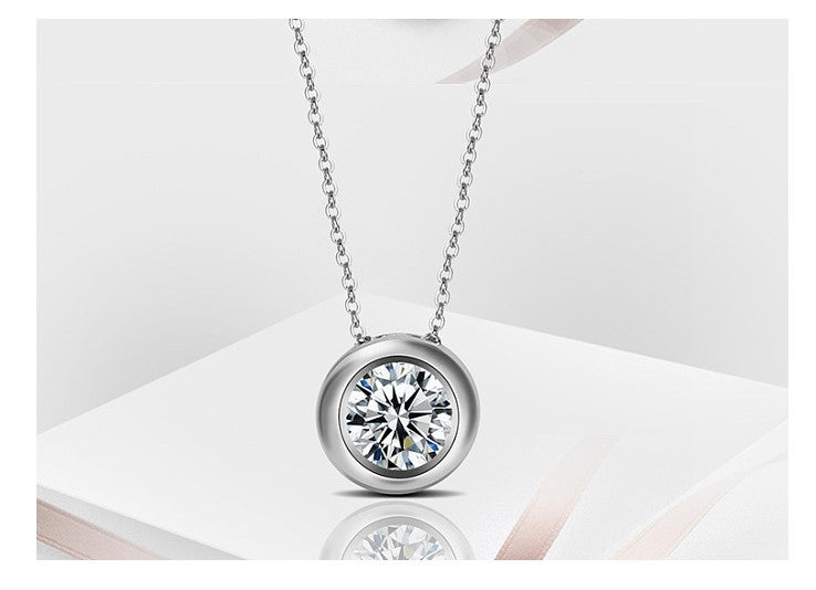 Silver Pendant Charm Necklace