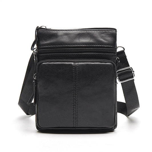 Genuine Leather Vintage Men's Crossbody Bag