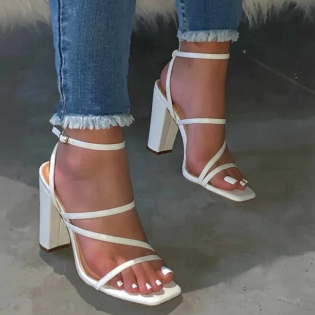 Fashion Women's Sandals - Thick Heel