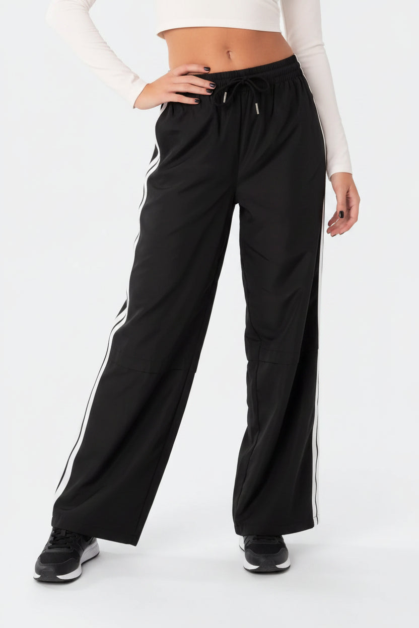 Fauna Color-Block Nylon Track Pants