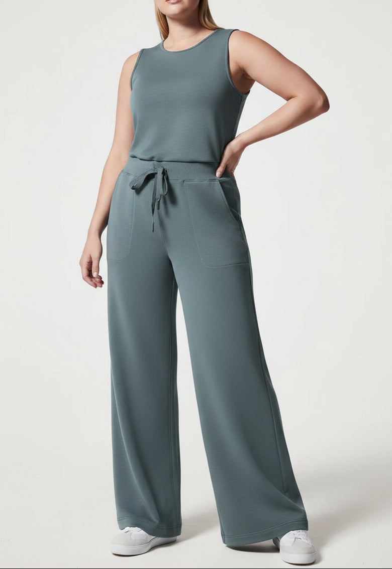 Women's Fashion Solid-Color Jumpsuit