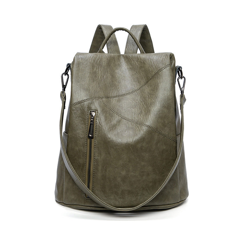 Women's Soft Leather Anti-Theft Backpack