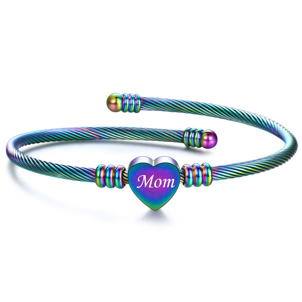 Stainless Steel Braided Bracelets for Mom